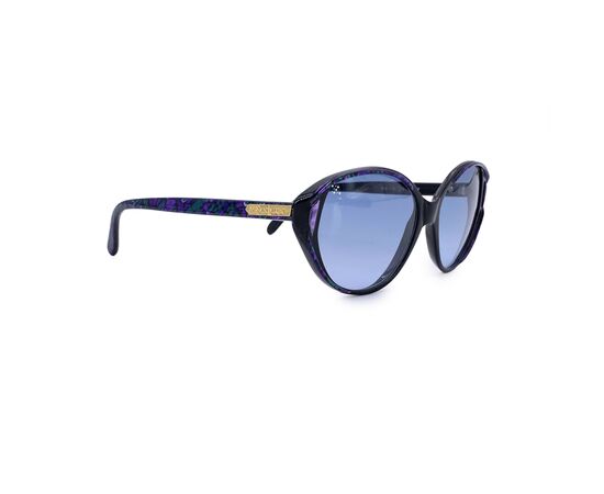 YVES SAINT LAURENT Occhiali da Sole Vintage in Acetato Col. Nero