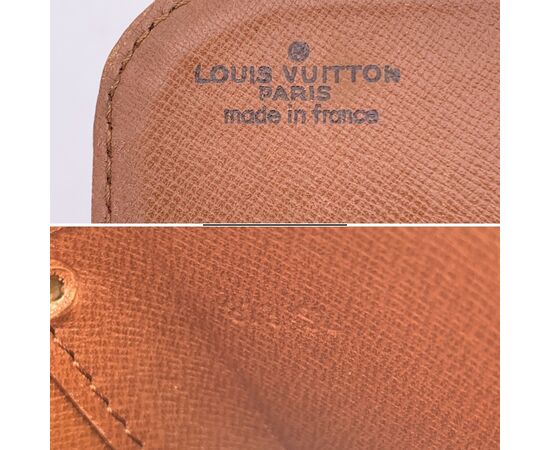 LOUIS VUITTON Borsa a Tracolla Vintage in Tela Col. Marrone Cartouchiere M