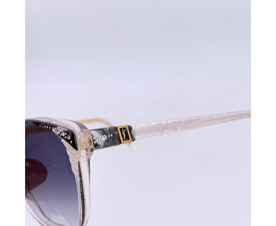 YVES SAINT LAURENT Occhiali da Sole Vintage in Acetato Col. Grigio