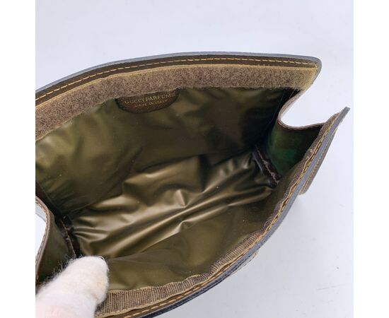GUCCI Pochette Vintage in Tela Col. Beige Ophidia S