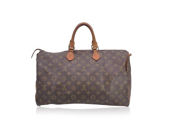LOUIS VUITTON Borsa a Mano Vintage in Tela Col. Marrone Speedy M
