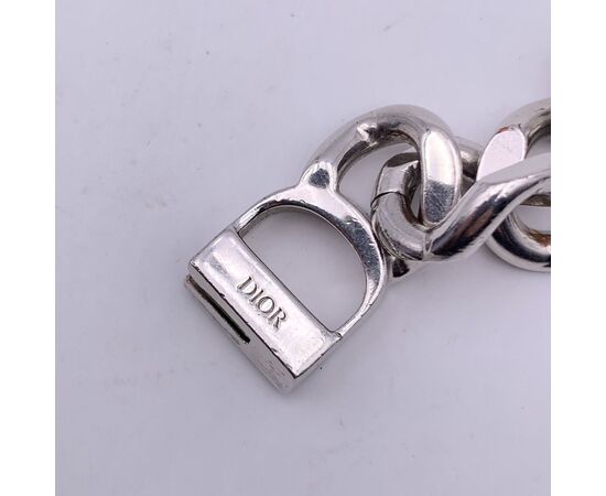 DIOR Bracciale in Metallo Col. Argento Gourmette