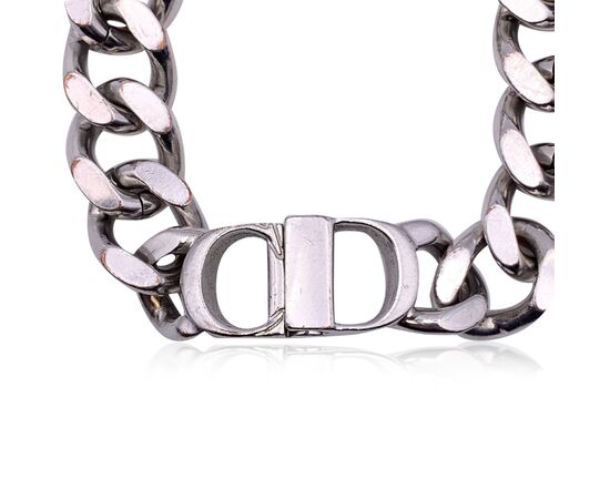 DIOR Bracciale in Metallo Col. Argento Gourmette