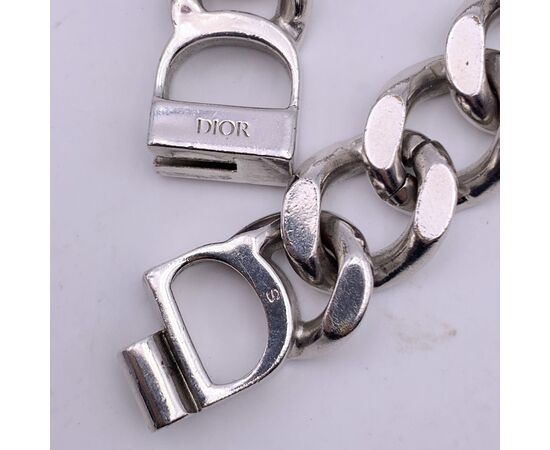 DIOR Bracciale in Metallo Col. Argento Gourmette