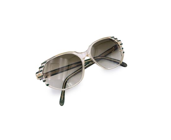 YVES SAINT LAURENT Occhiali da Sole Vintage in Acetato Col. Bianco