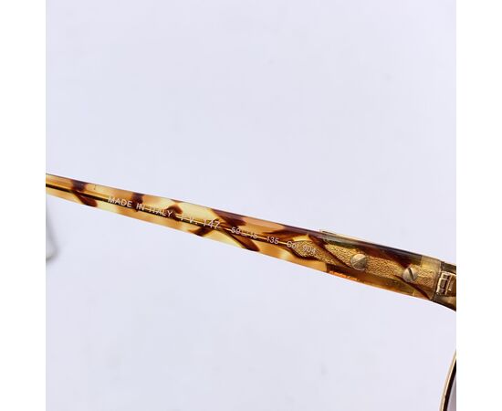 FENDI Occhiali da Sole Vintage in Acetato Col. Cammello