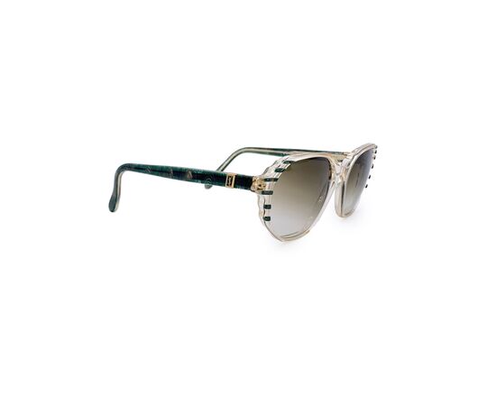 YVES SAINT LAURENT Occhiali da Sole Vintage in Acetato Col. Bianco