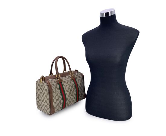 GUCCI Borsa a Mano Vintage in Tela Col. Beige Ophidia M