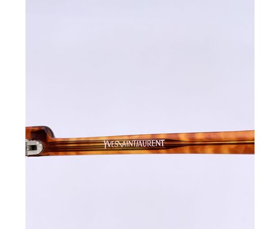 YVES SAINT LAURENT Occhiali da Sole Vintage in Acetato Col. Marrone