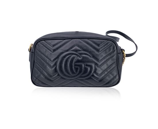 GUCCI Borsa a Tracolla in Pelle Col. Nero Marmont M