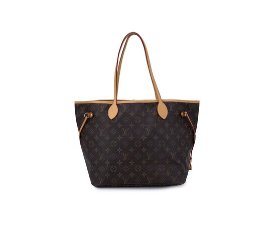 LOUIS VUITTON Borsa Shopper in Tela Col. Marrone Neverfull L
