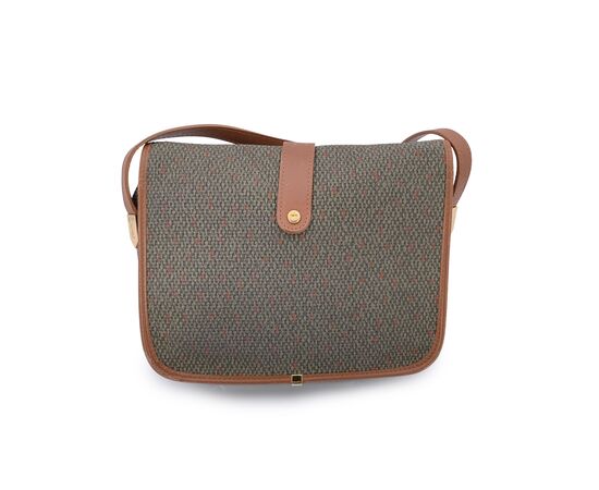 YVES SAINT LAURENT Borsa a Tracolla in Tela Col. Verde M