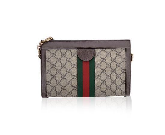 GUCCI Borsa a Tracolla in Tela Col. Beige Ophidia GG Supreme S