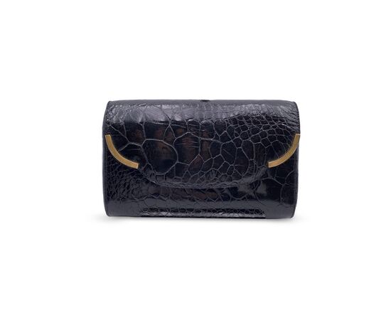 GUCCI Pochette Vintage in Pelle Col. Nero - S
