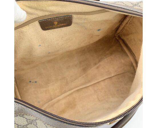 GUCCI Borsa a Mano Vintage in Camoscio Col. Marrone Boston M