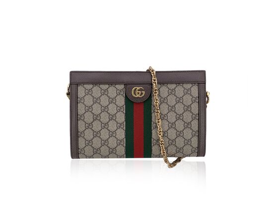 GUCCI Borsa a Tracolla in Tela Col. Beige Ophidia GG Supreme S