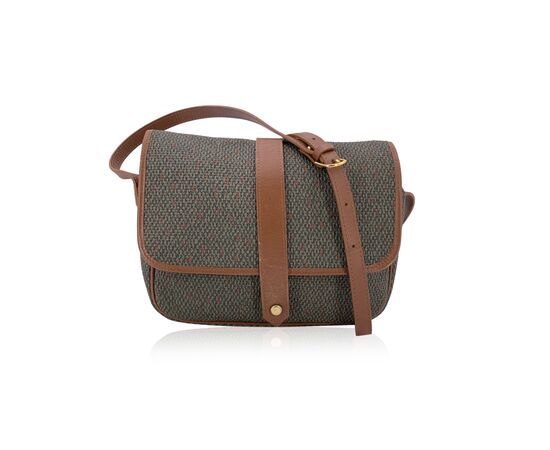 YVES SAINT LAURENT Borsa a Tracolla in Tela Col. Verde M