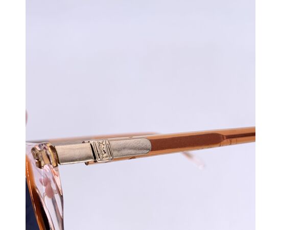 YVES SAINT LAURENT Occhiali da Sole Vintage in Acetato Col. Rosso