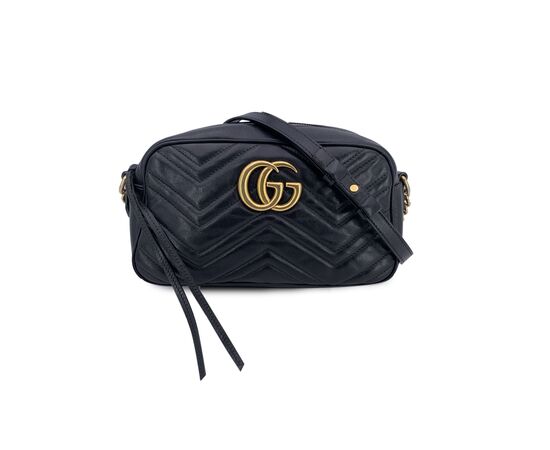GUCCI Borsa a Tracolla in Pelle Col. Nero Marmont M