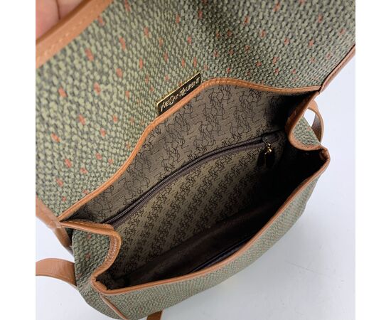 YVES SAINT LAURENT Borsa a Tracolla in Tela Col. Verde M