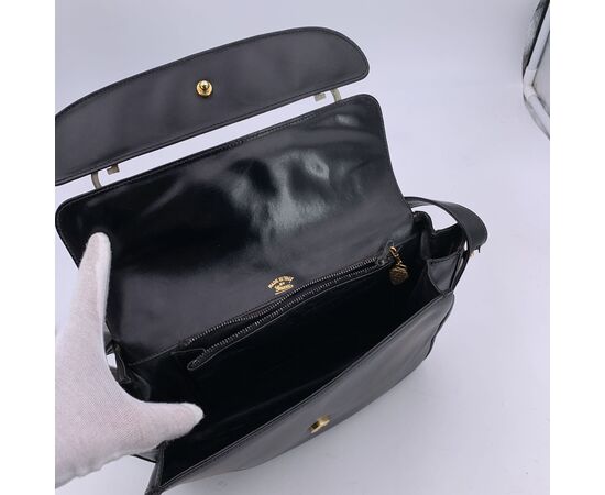 GUCCI Borsa a Tracolla Vintage in Pelle Col. Nero M