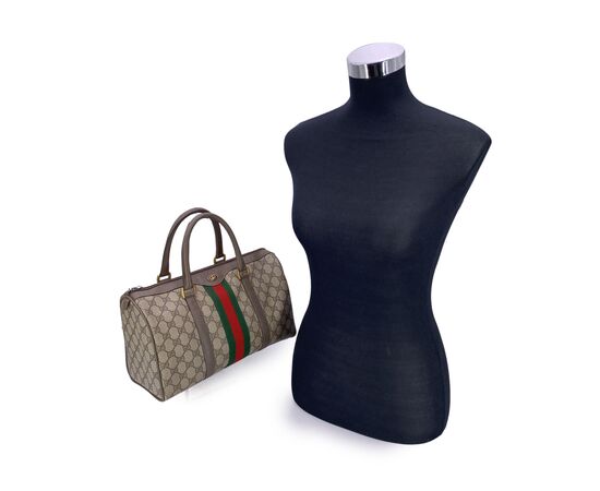 GUCCI Borsa a Mano Vintage in Camoscio Col. Marrone Boston M