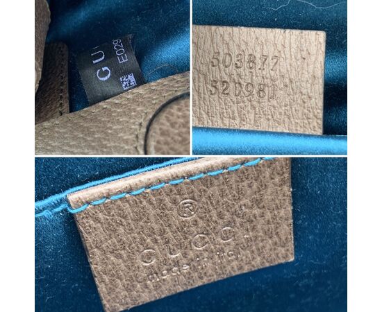 GUCCI Borsa a Tracolla in Tela Col. Beige Ophidia GG Supreme S