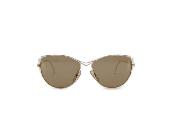 YVES SAINT LAURENT Occhiali da Sole Vintage in Metallo Col. Oro