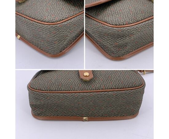 YVES SAINT LAURENT Borsa a Tracolla in Tela Col. Verde M