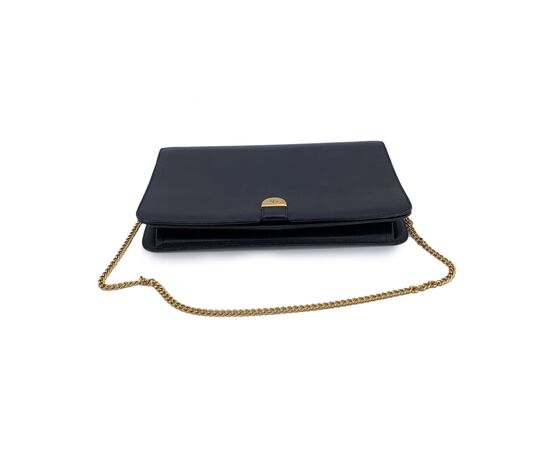 DIOR Borsa a Tracolla Vintage in Pelle Col. Blu S