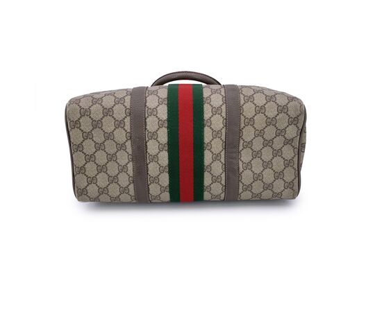 GUCCI Borsa a Mano Vintage in Camoscio Col. Marrone Boston M