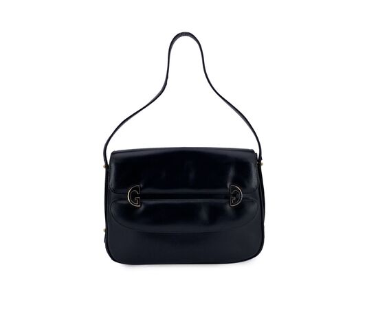GUCCI Borsa a Tracolla Vintage in Pelle Col. Nero M