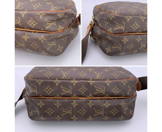 LOUIS VUITTON Borsa a Tracolla in Tela Col. Marrone Reporter M