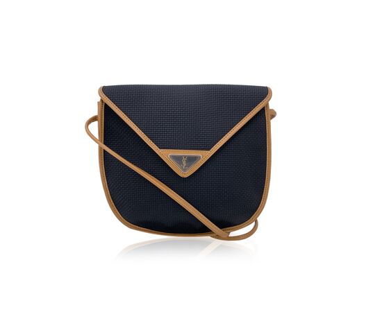 YVES SAINT LAURENT Borsa a Tracolla Vintage in Tela Col. Nero S
