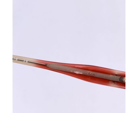 YVES SAINT LAURENT Occhiali da Sole Vintage in Acetato Col. Rosso