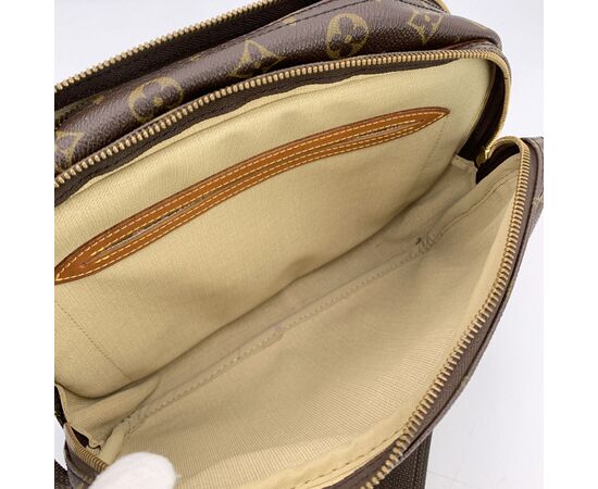LOUIS VUITTON Borsa a Tracolla in Tela Col. Marrone Reporter M