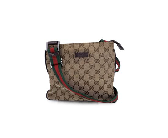 GUCCI Borsa a Tracolla in Tela Col. Beige M