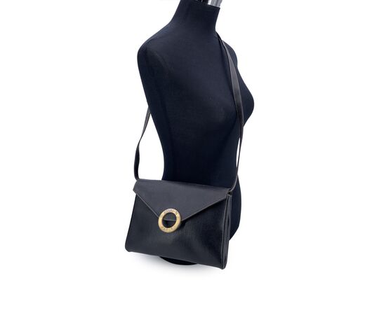 CELINE Borsa a Tracolla Vintage in Pelle Col. Nero M