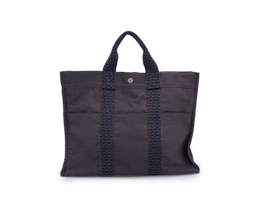HERMES Borsa Shopper in Tela Col. Grigio Herline M