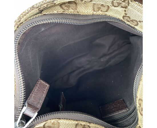 GUCCI Borsa a Tracolla in Tela Col. Beige M