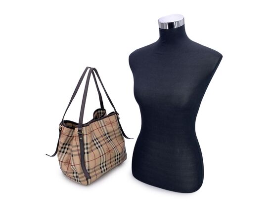 BURBERRY Borsa Shopper in Tela Col. Beige Canterbury M