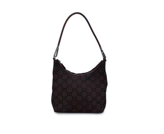 GUCCI Borsa Hobo in Tela Col. Marrone Hobo M