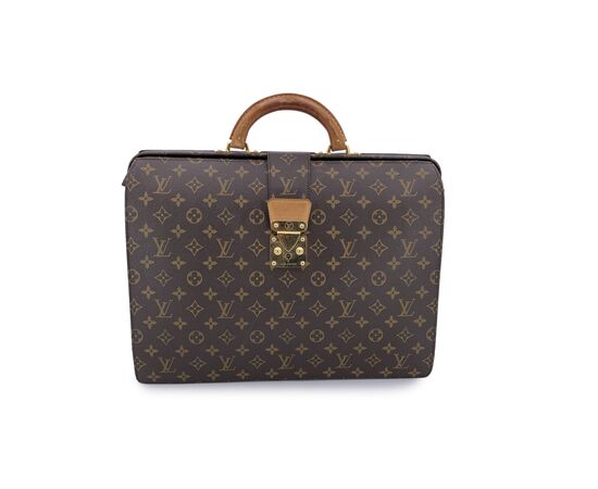 LOUIS VUITTON Borsa Ventiquattrore Vintage in Tela Col. Marrone M