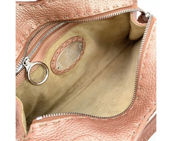 FENDI Borsa Hobo in Pelle Col. Rosa M