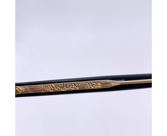 YVES SAINT LAURENT Occhiali da Sole Vintage in Acetato Col. Nero