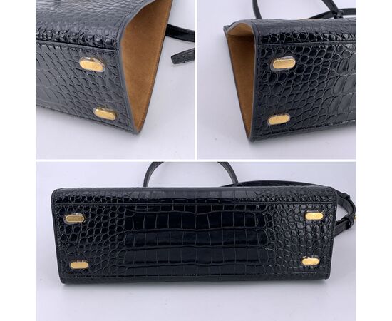 TORY BURCH Borsa a Mano in Tela Col. Nero Lee Radziwill Petite M