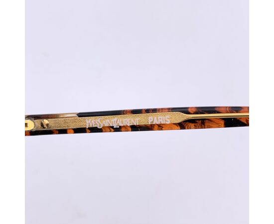 YVES SAINT LAURENT Occhiali da Sole Vintage in Acetato Col. Marrone