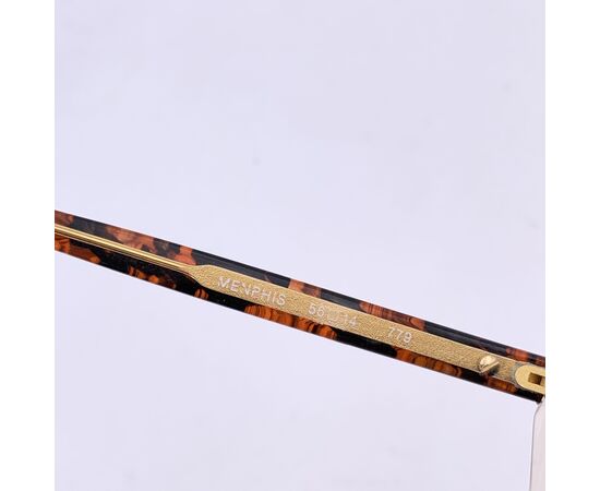 YVES SAINT LAURENT Occhiali da Sole Vintage in Acetato Col. Marrone