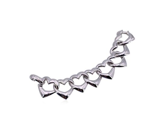 YVES SAINT LAURENT Bracciale Vintage in Metallo Col. Argento