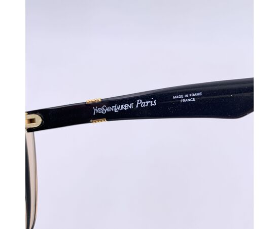 YVES SAINT LAURENT Occhiali da Sole Vintage in Acetato Col. Nero